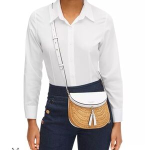 Kate Spade medium wicker crossbody